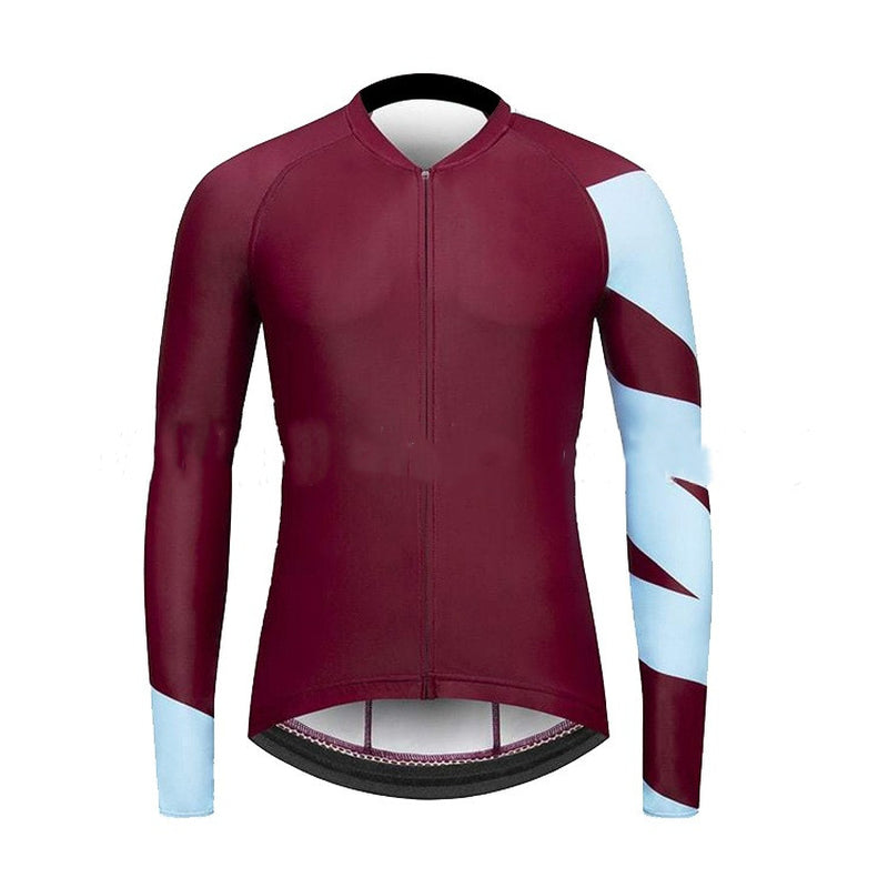 New Spring and Autumn Men'S Moisture Absorption Sweat Long Sleeve Cycling Clothing