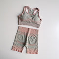 2 piece long sleeve workout set women yoga clothes strength active wear-2