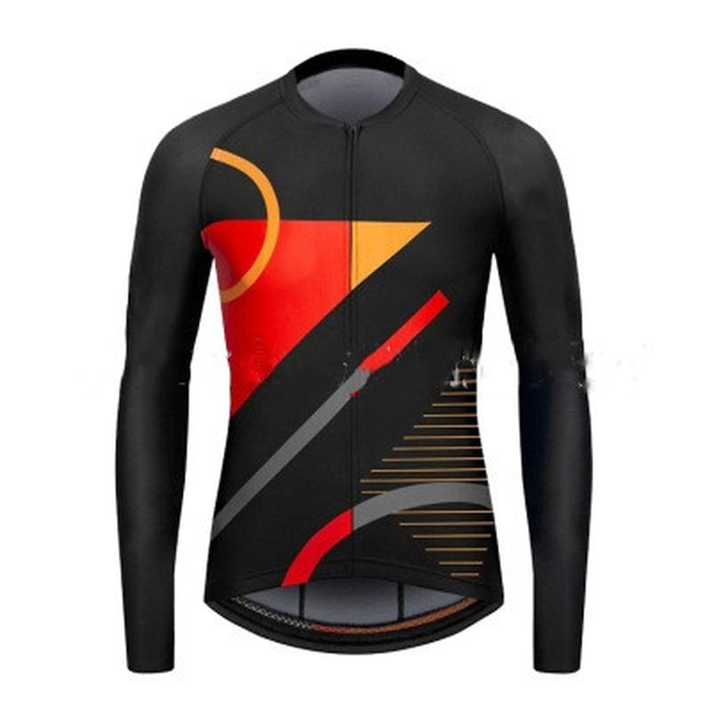 New Spring and Autumn Men'S Moisture Absorption Sweat Long Sleeve Cycling Clothing