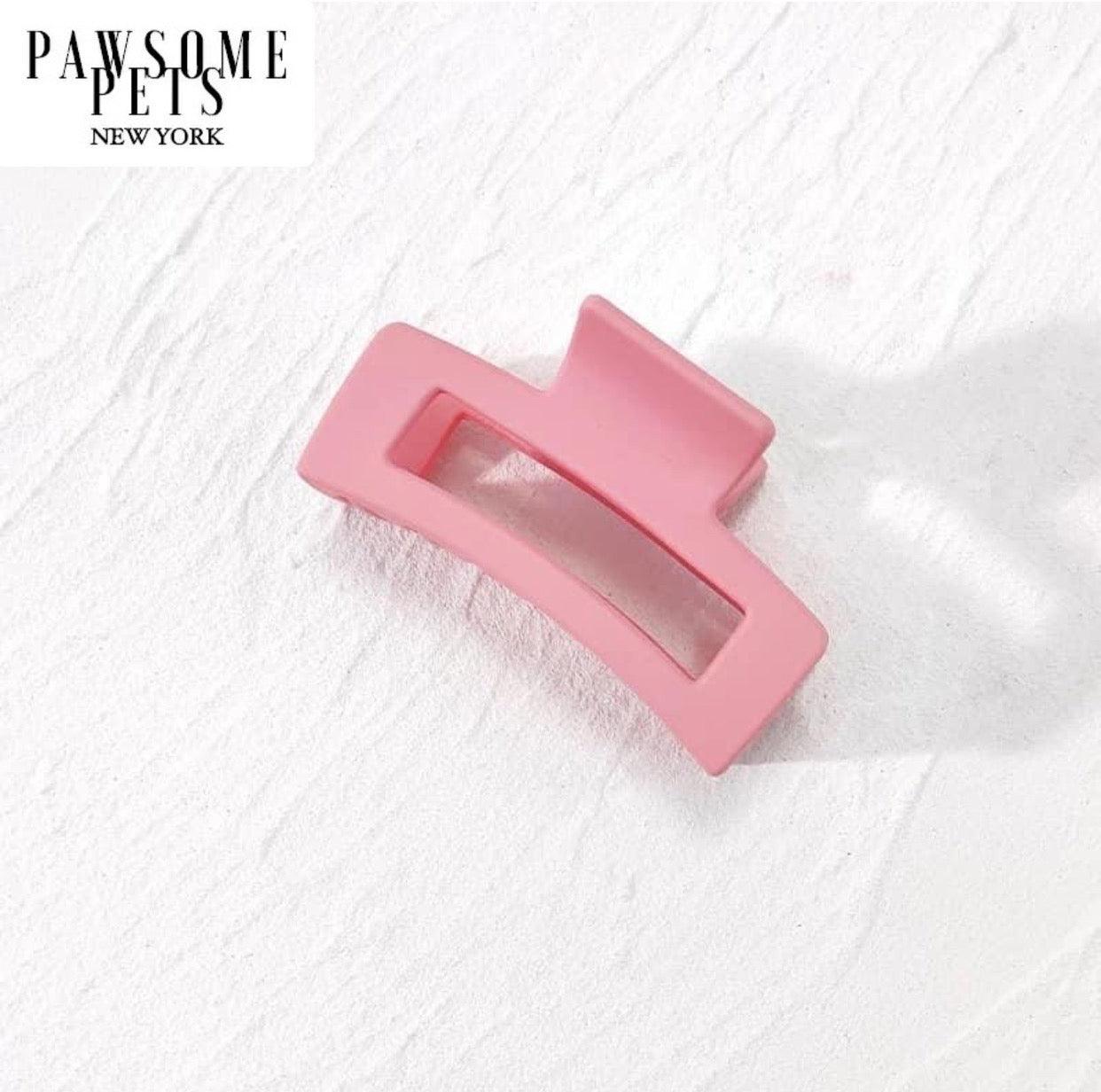 HAIR CLAWS - ROSE PINK-0