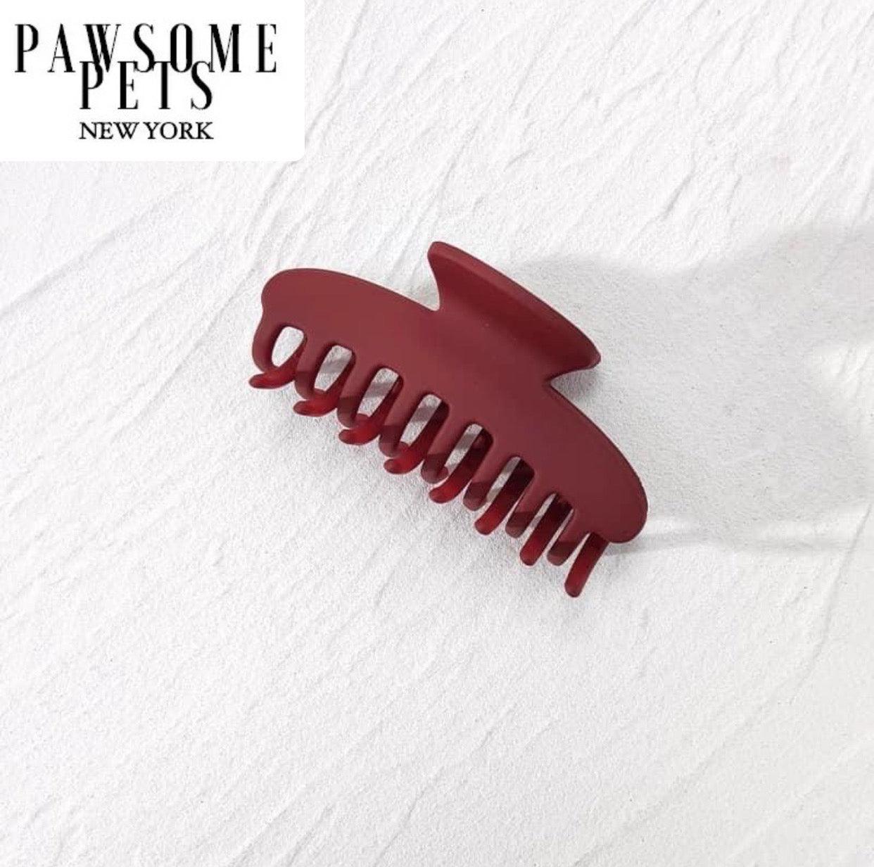 HAIR CLAWS - RED-0