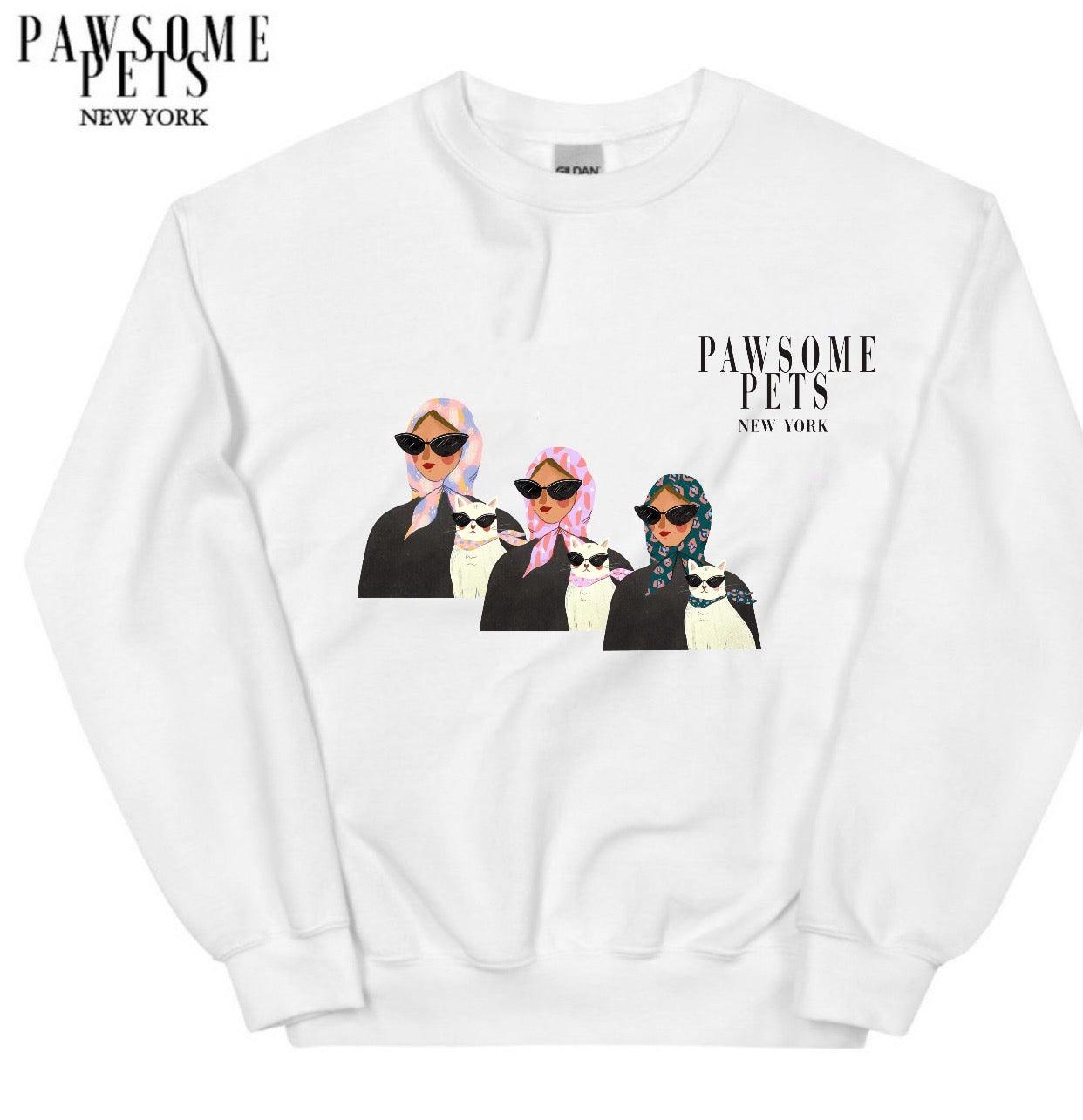 SWEATSHIRT - FASHION WITH CAT
