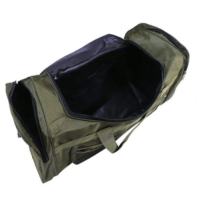Travel Duffel Nylon Bag for Men and Women (Green)