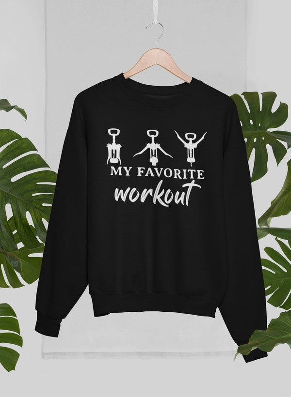 My Favorite Workout Sweat Shirt-0