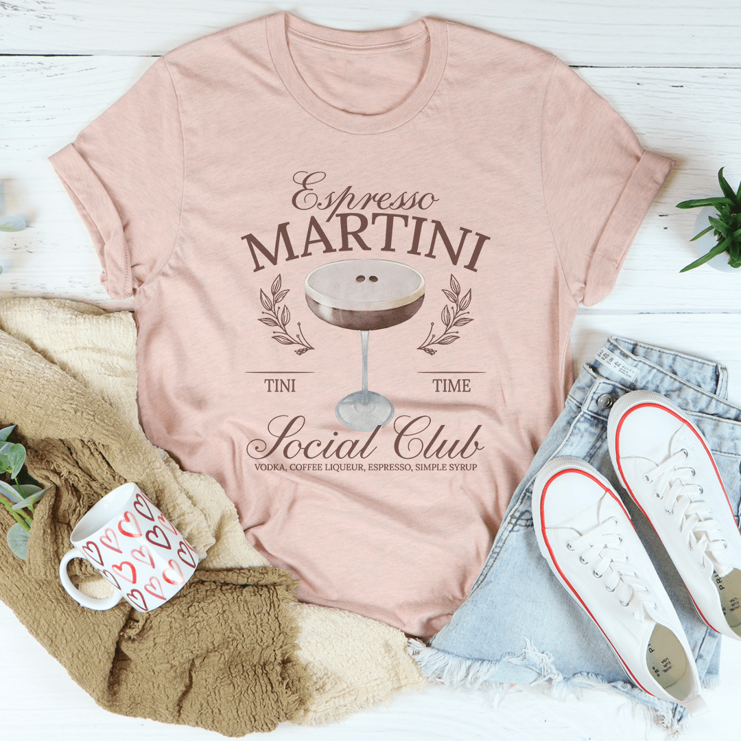 Espresso Martini Social Club Tee-0