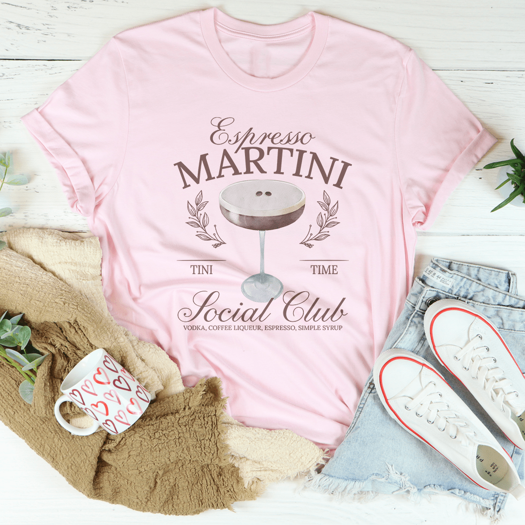 Espresso Martini Social Club Tee-1