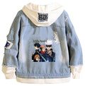 Jujutsu Kaisen Hoodies – Gojo Satoru Denim Hoodie | Anime Streetwear for JJK Fans