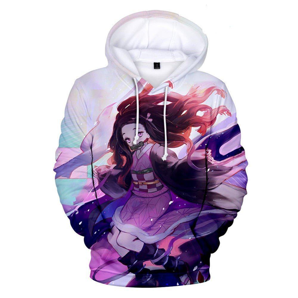 Nezuko Flame 3D Hoodies