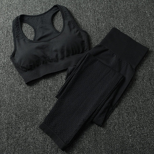 Gym 2 Piece Set Workout Clothes for Women Yoga Set-2