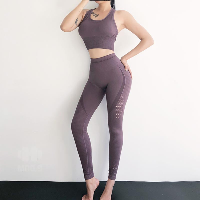 Women Gym Clothes Sportswear Female Workout Set Active Wear ropa deportiva mujer-0