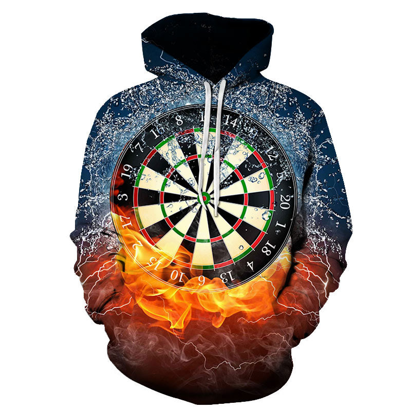 Red flame basketball/hoodie 3D sweatshirt blue flame men's and women's hoodies summer and fall street hoodies