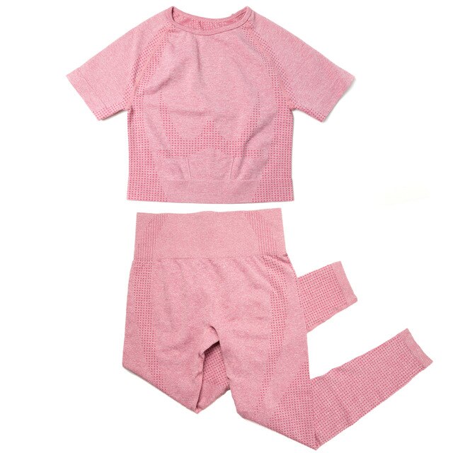 Yoga Sets 2 Piece Women Sport Outfits Workout Sets Exercise Sportswear Gym Jogger Actiivewear Running Suits Fitness Clothes-9
