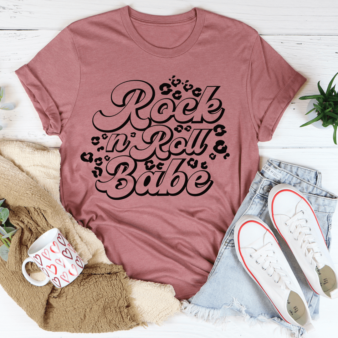 Rock 'N Roll Babe Tee-3