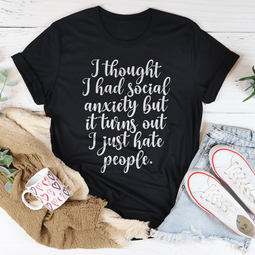Social Anxiety Tee-0