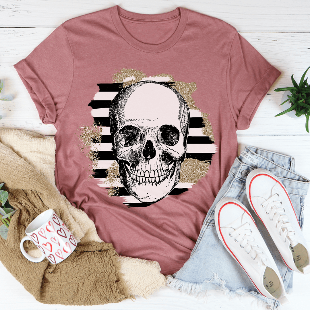 Striped Skull Tee-2
