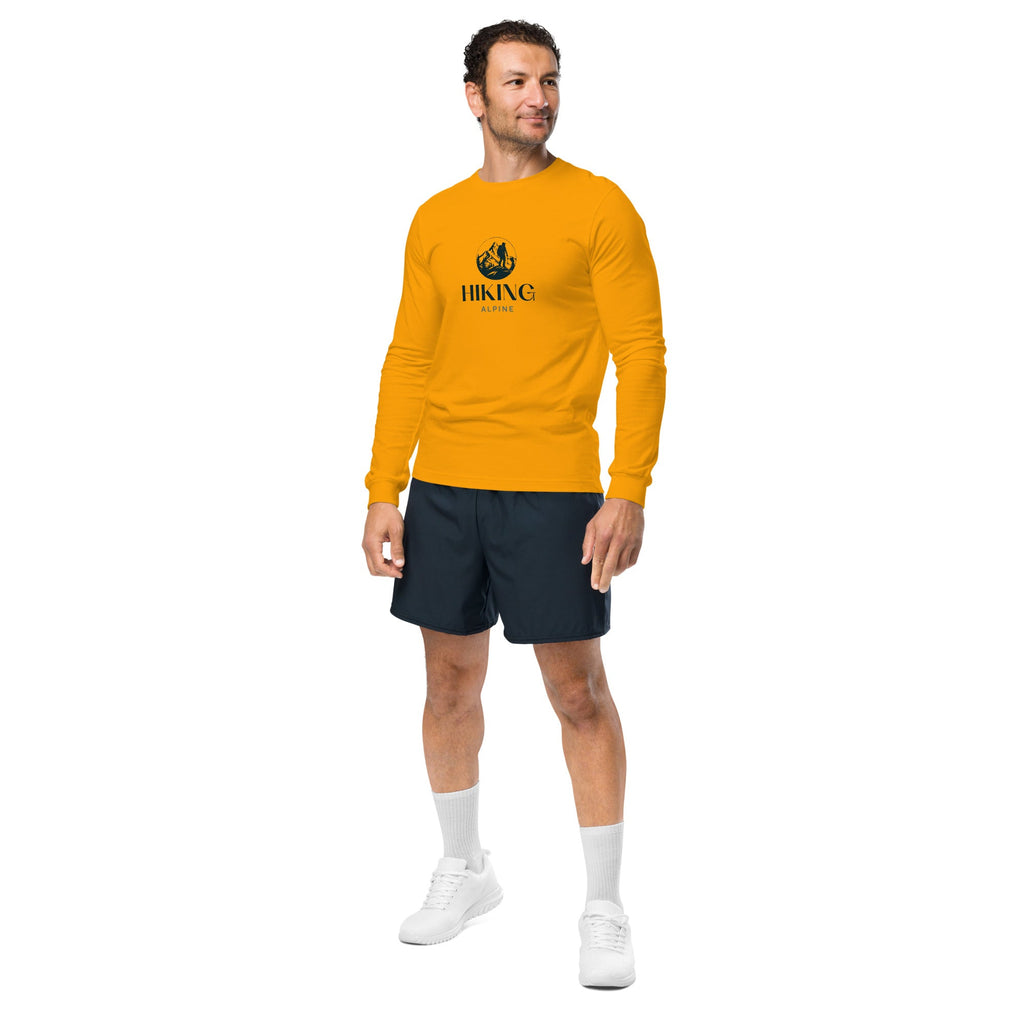 Hiking Alpine Climb Unisex Long Sleeve Tee-0