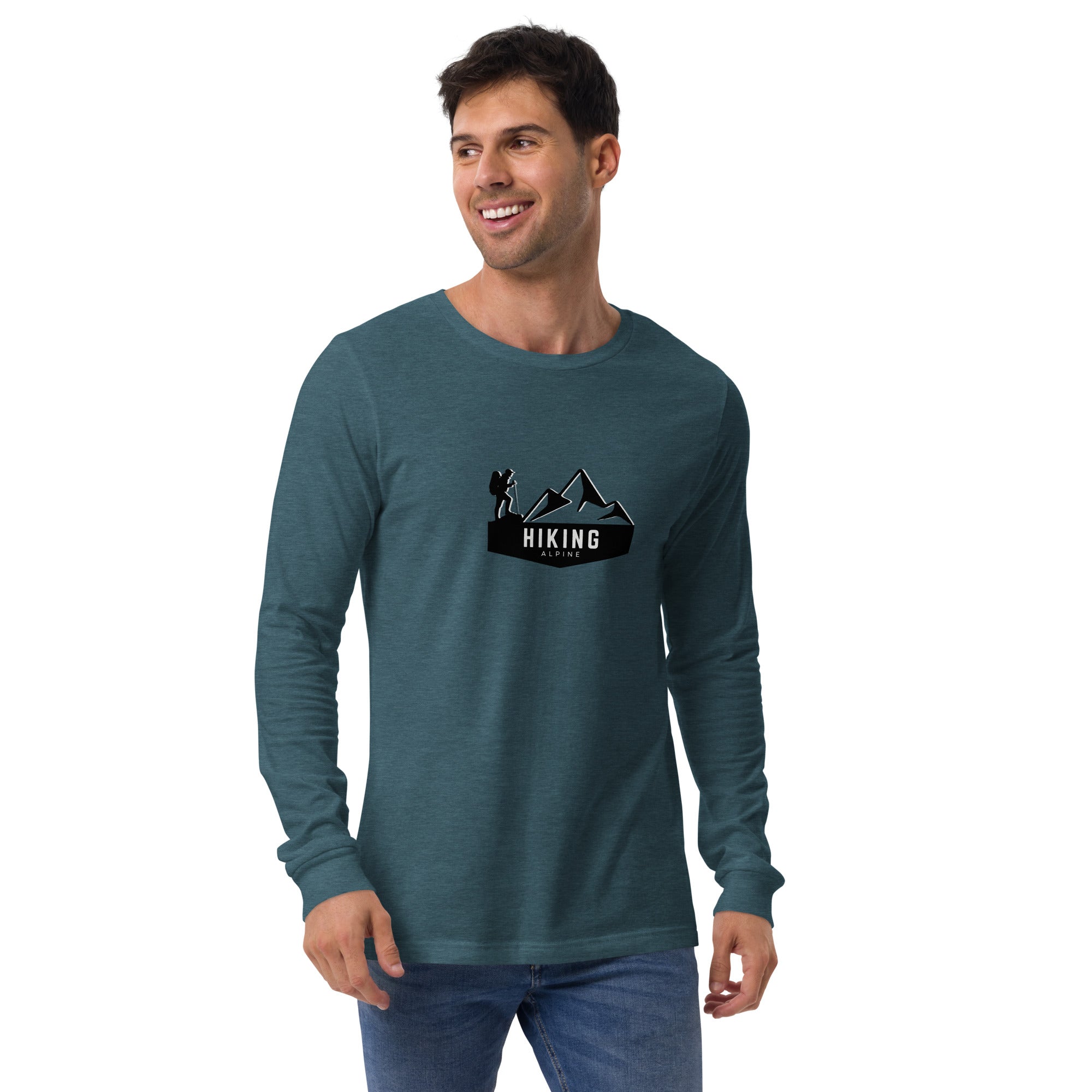 Hiking Alpine Top Unisex Long Sleeve Tee-2