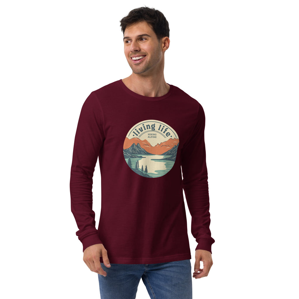 Hiking Alpine Outdoors Unisex Long Sleeve Tee-4