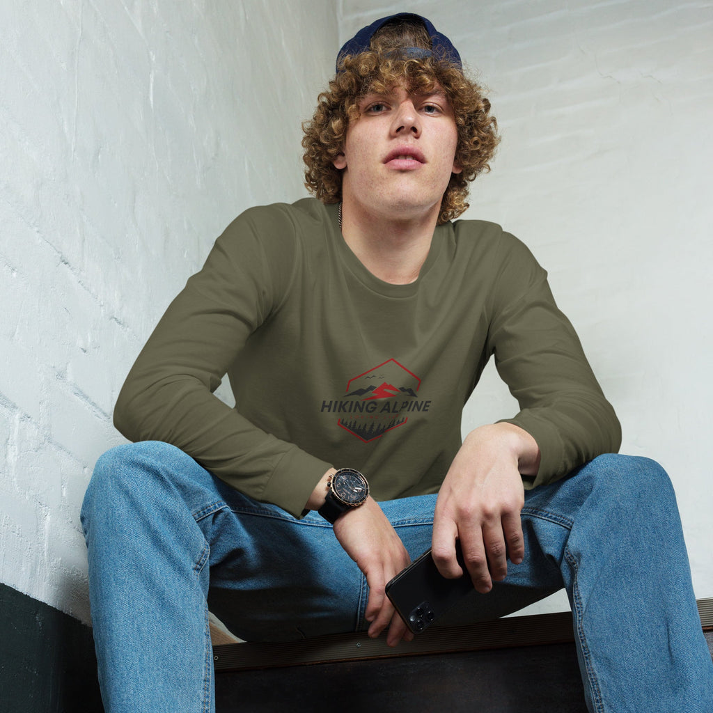 Hiking Alpine Edge Unisex Long Sleeve Tee-3