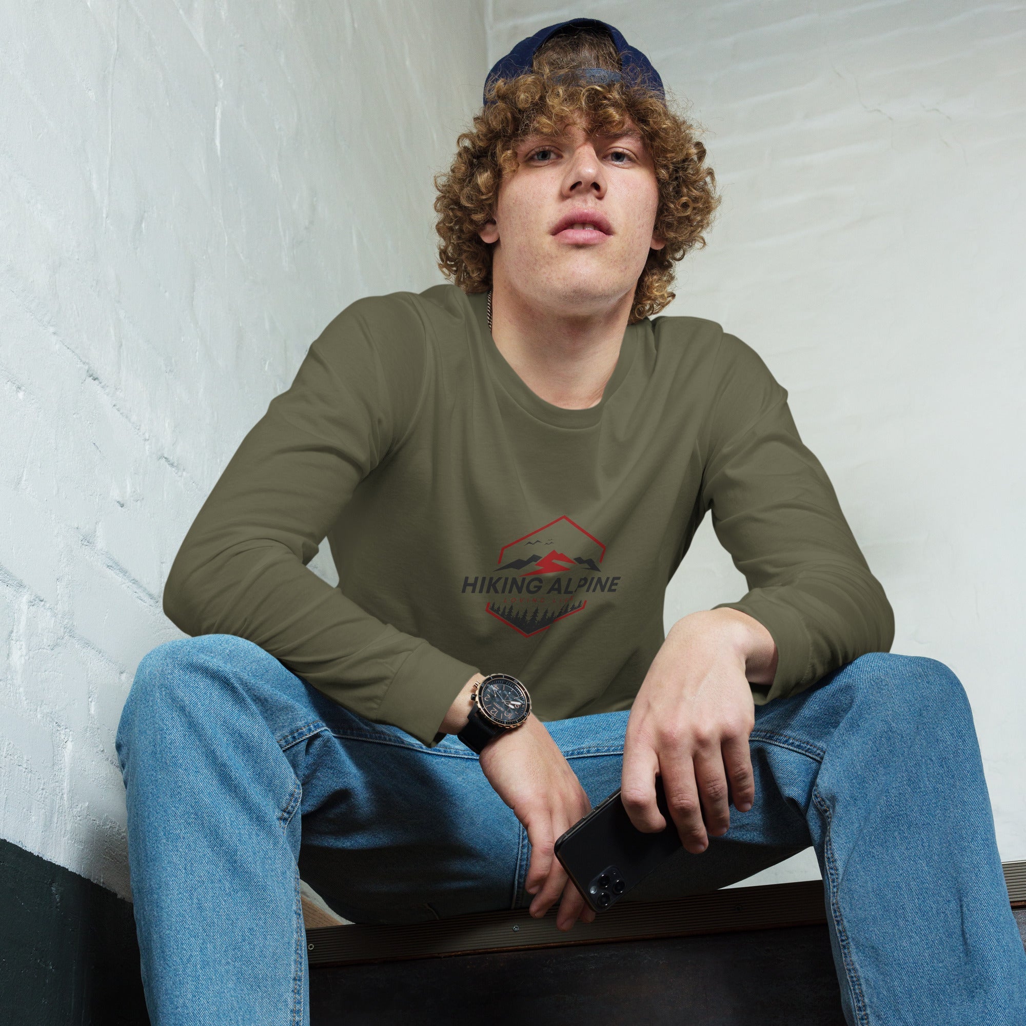 Hiking Alpine Edge Unisex Long Sleeve Tee-3