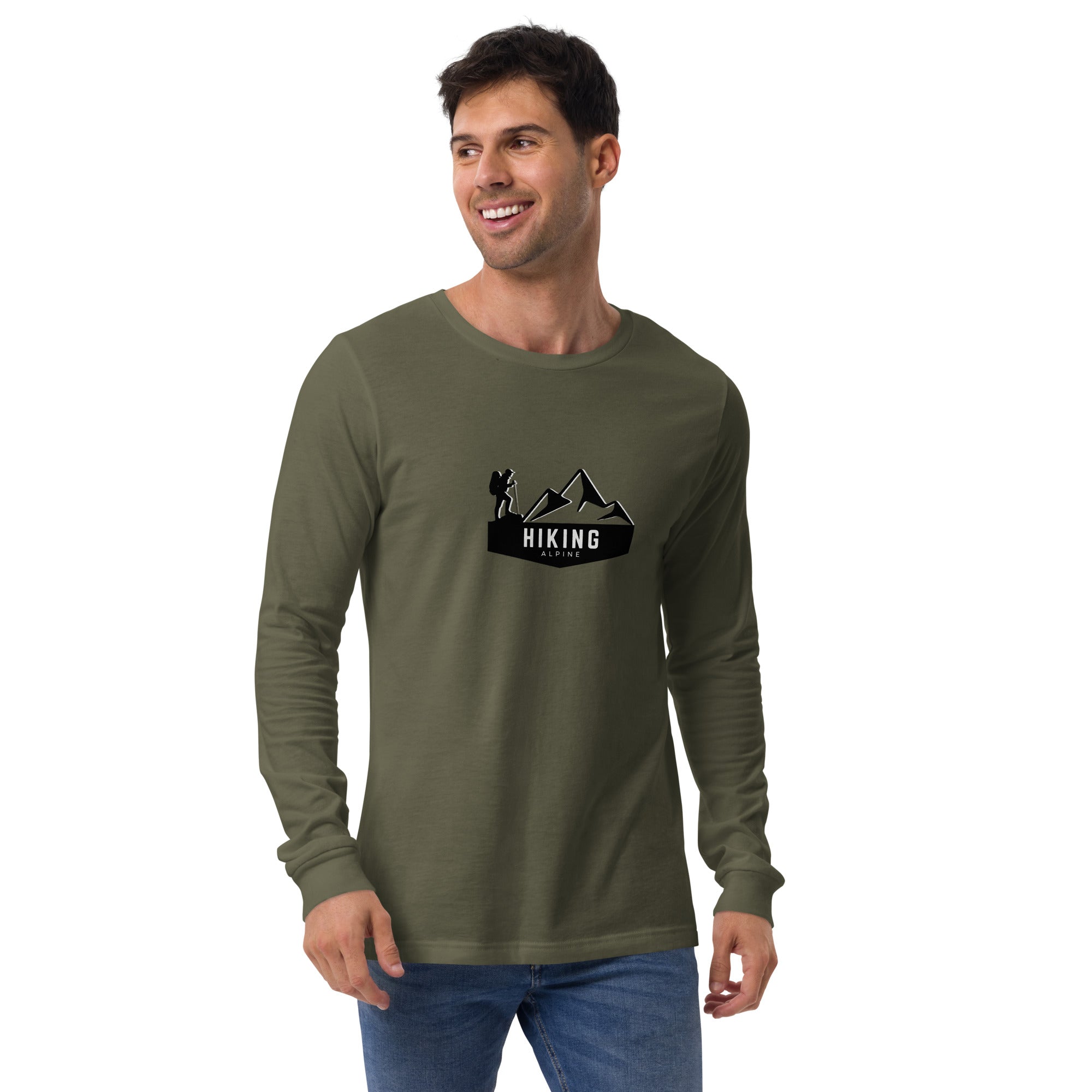 Hiking Alpine Top Unisex Long Sleeve Tee-4