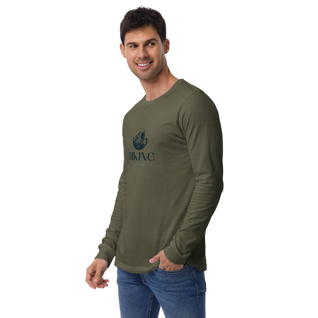 Hiking Alpine Climb Unisex Long Sleeve Tee