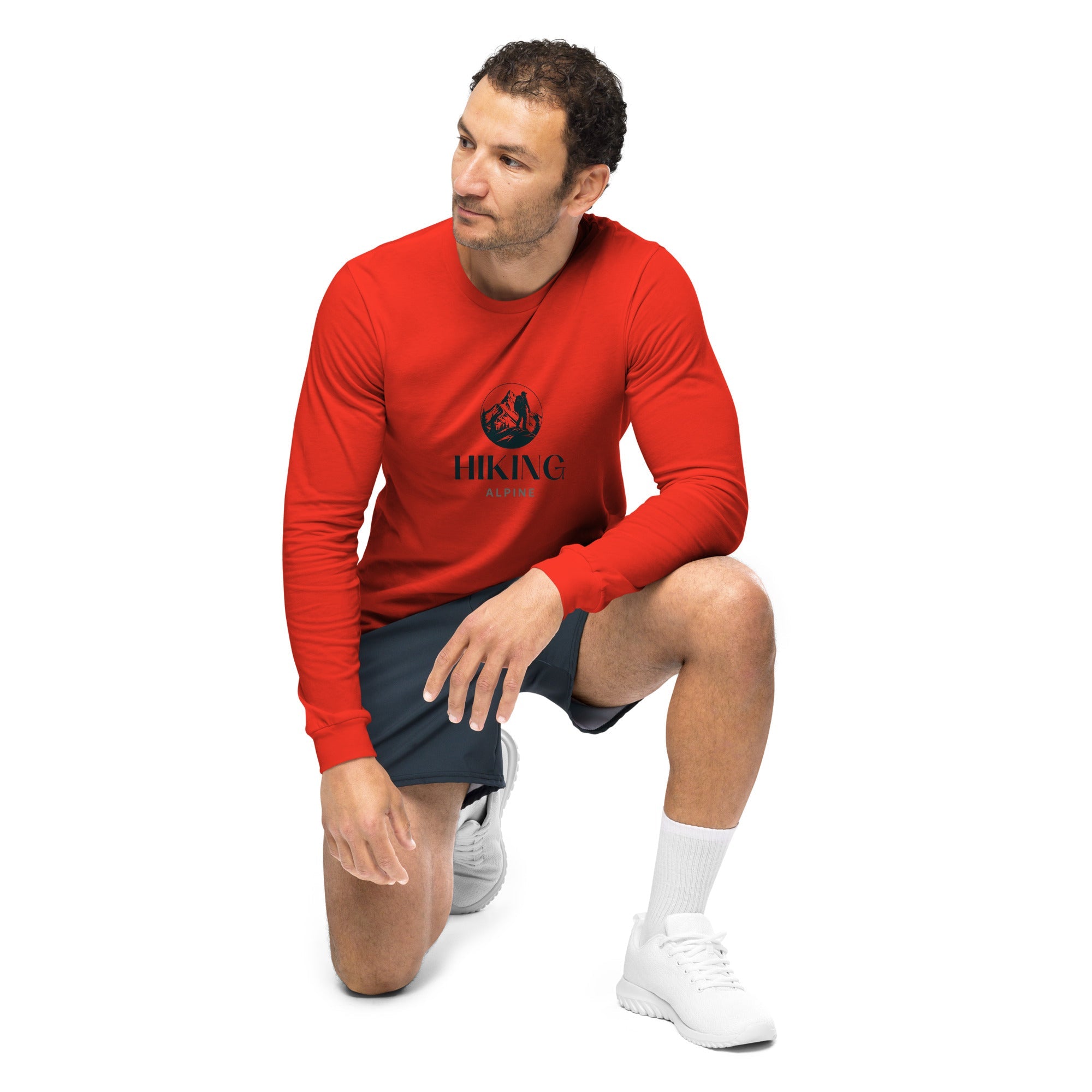 Hiking Alpine Climb Unisex Long Sleeve Tee-1