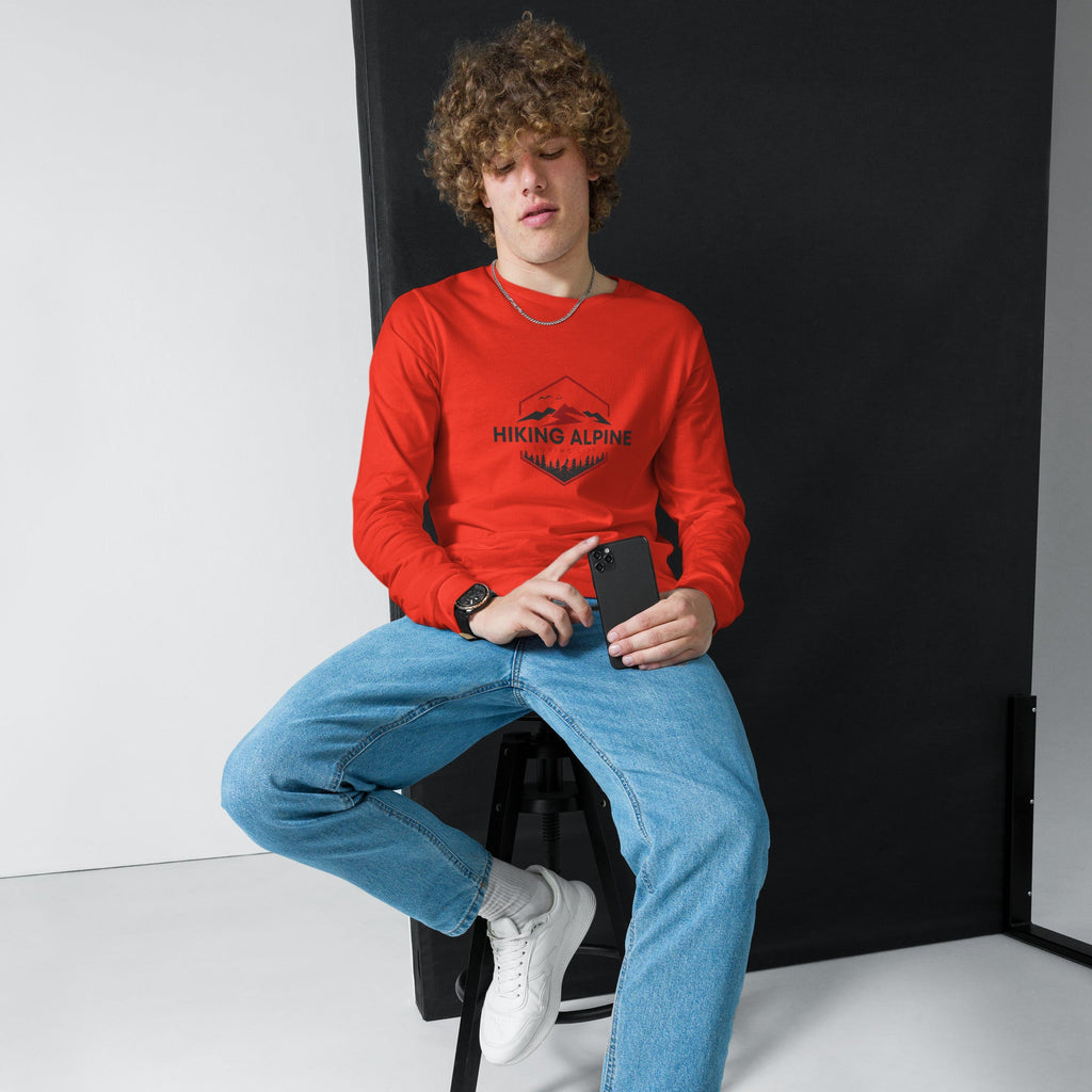 Hiking Alpine Edge Unisex Long Sleeve Tee-0