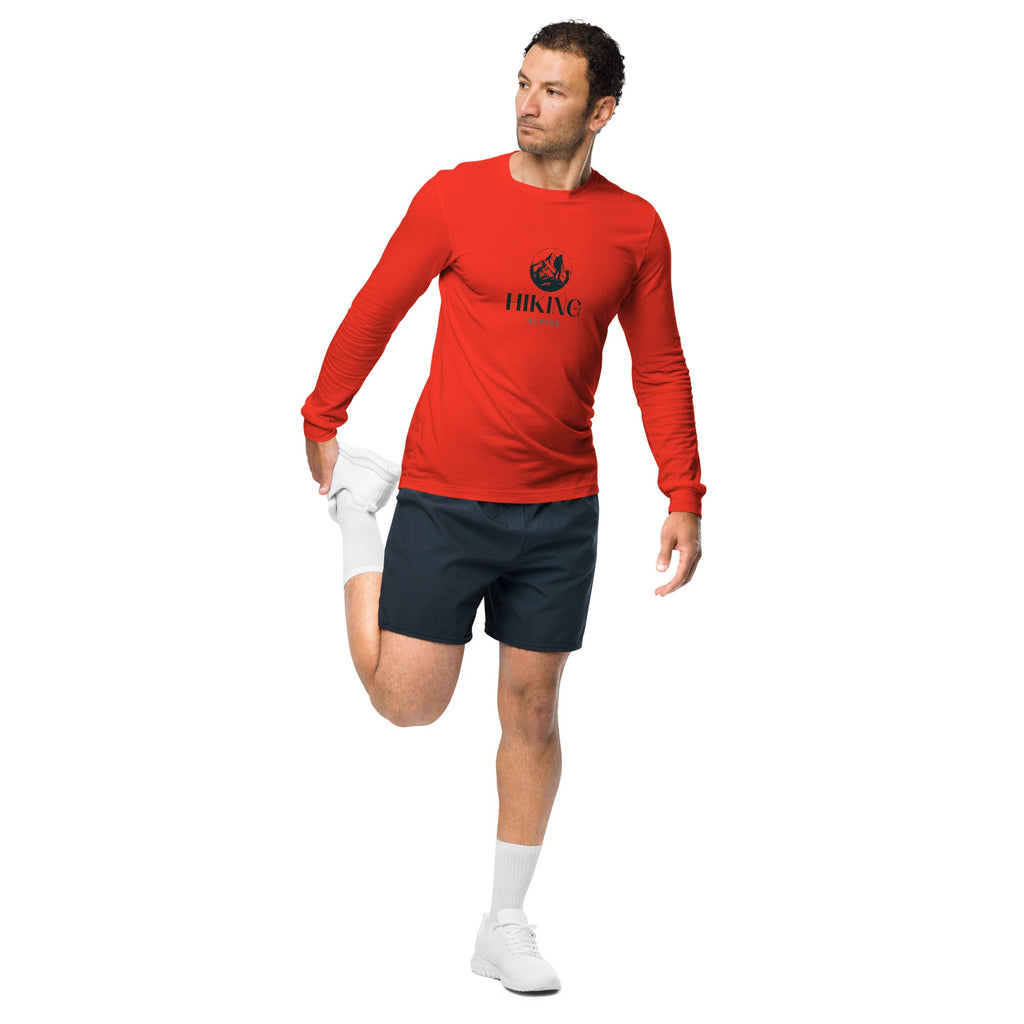 Hiking Alpine Climb Unisex Long Sleeve Tee-2