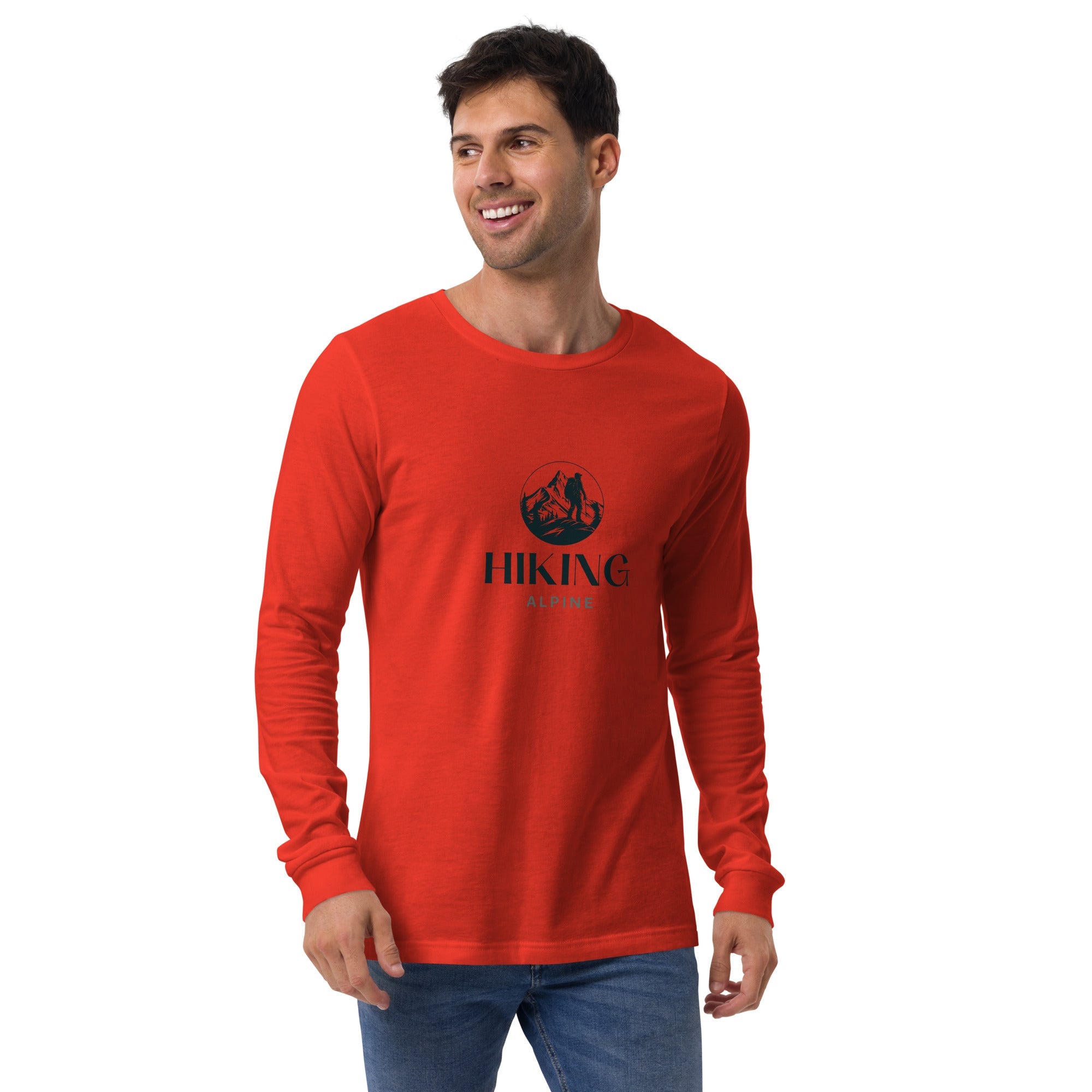 Hiking Alpine Climb Unisex Long Sleeve Tee