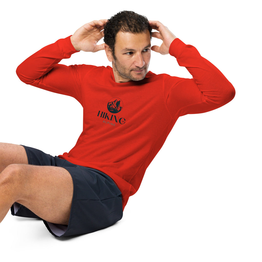 Hiking Alpine Climb Unisex Long Sleeve Tee-4