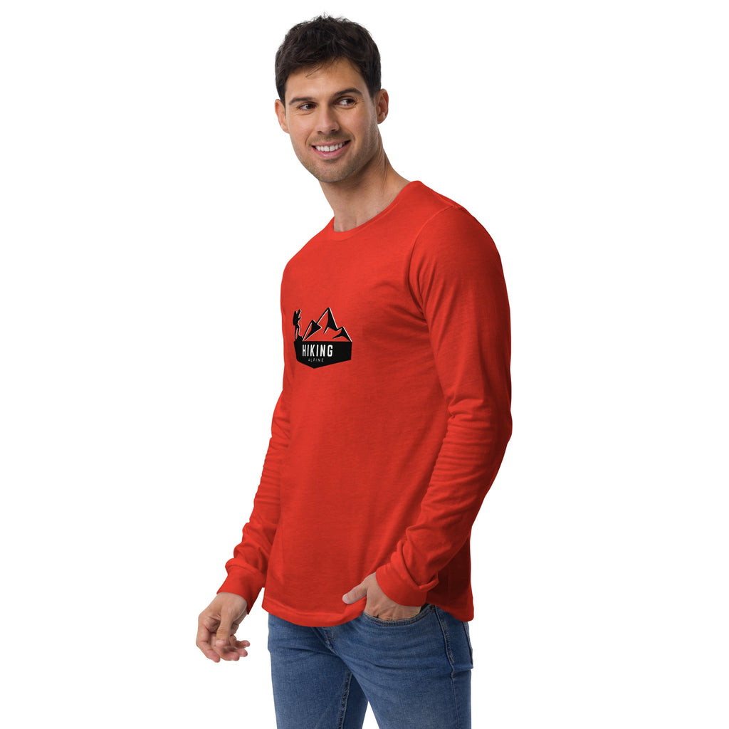 Hiking Alpine Unisex Long Sleeve Tee-1