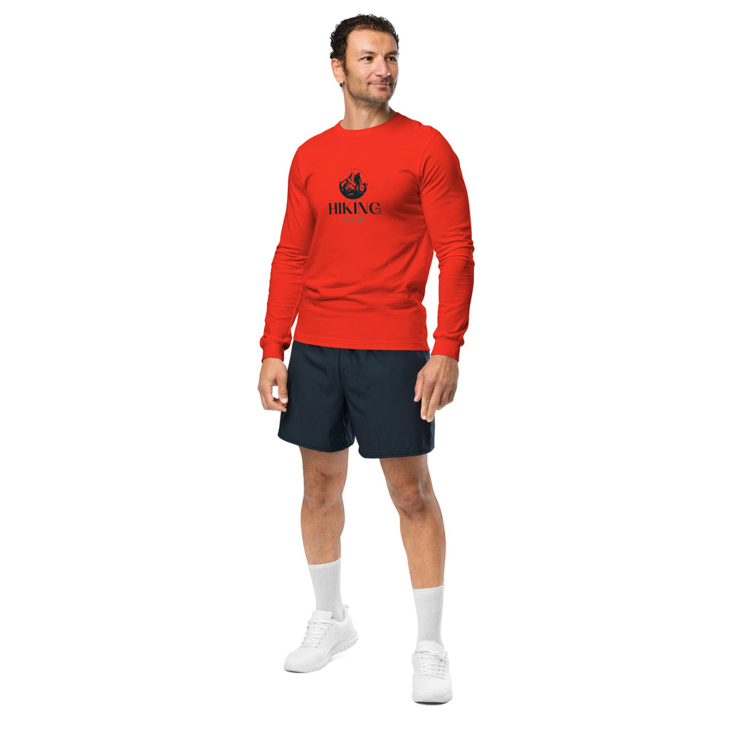 Hiking Alpine Climb Unisex Long Sleeve Tee-3