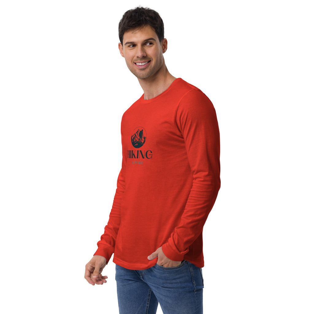 Hiking Alpine Climb Unisex Long Sleeve Tee