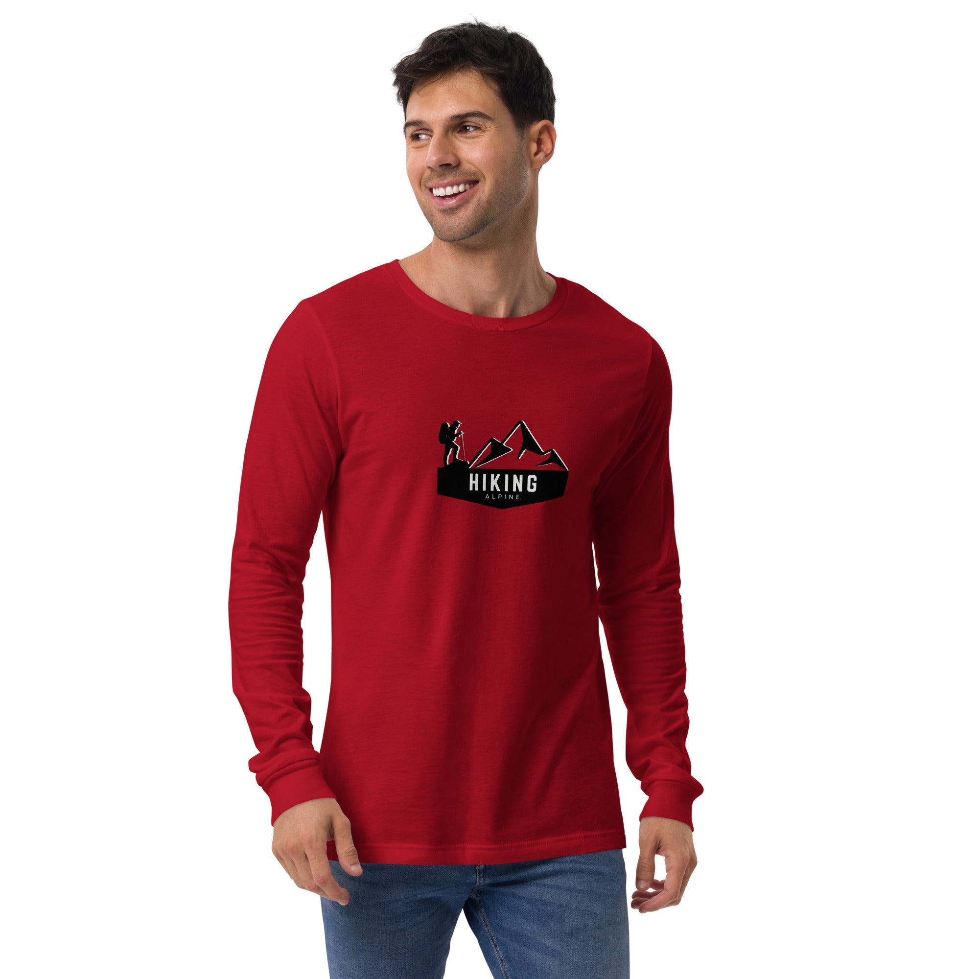 Hiking Alpine Top Unisex Long Sleeve Tee-0