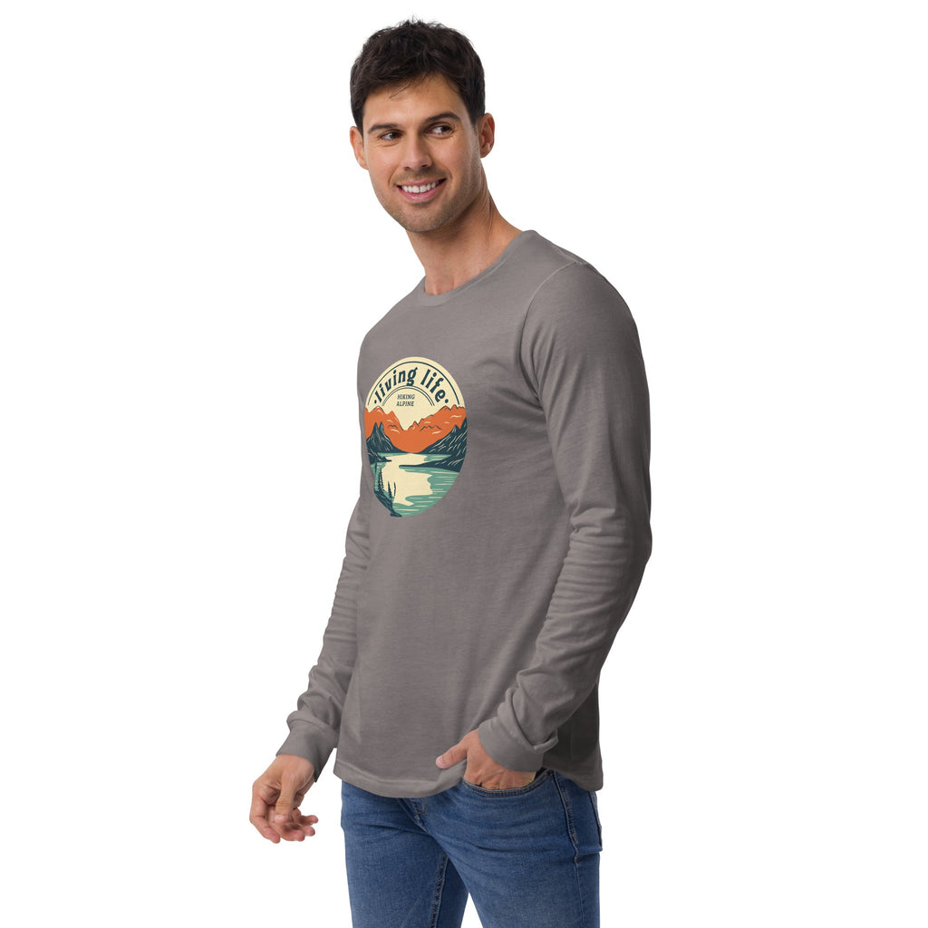 Hiking Alpine Outdoors Unisex Long Sleeve Tee-11