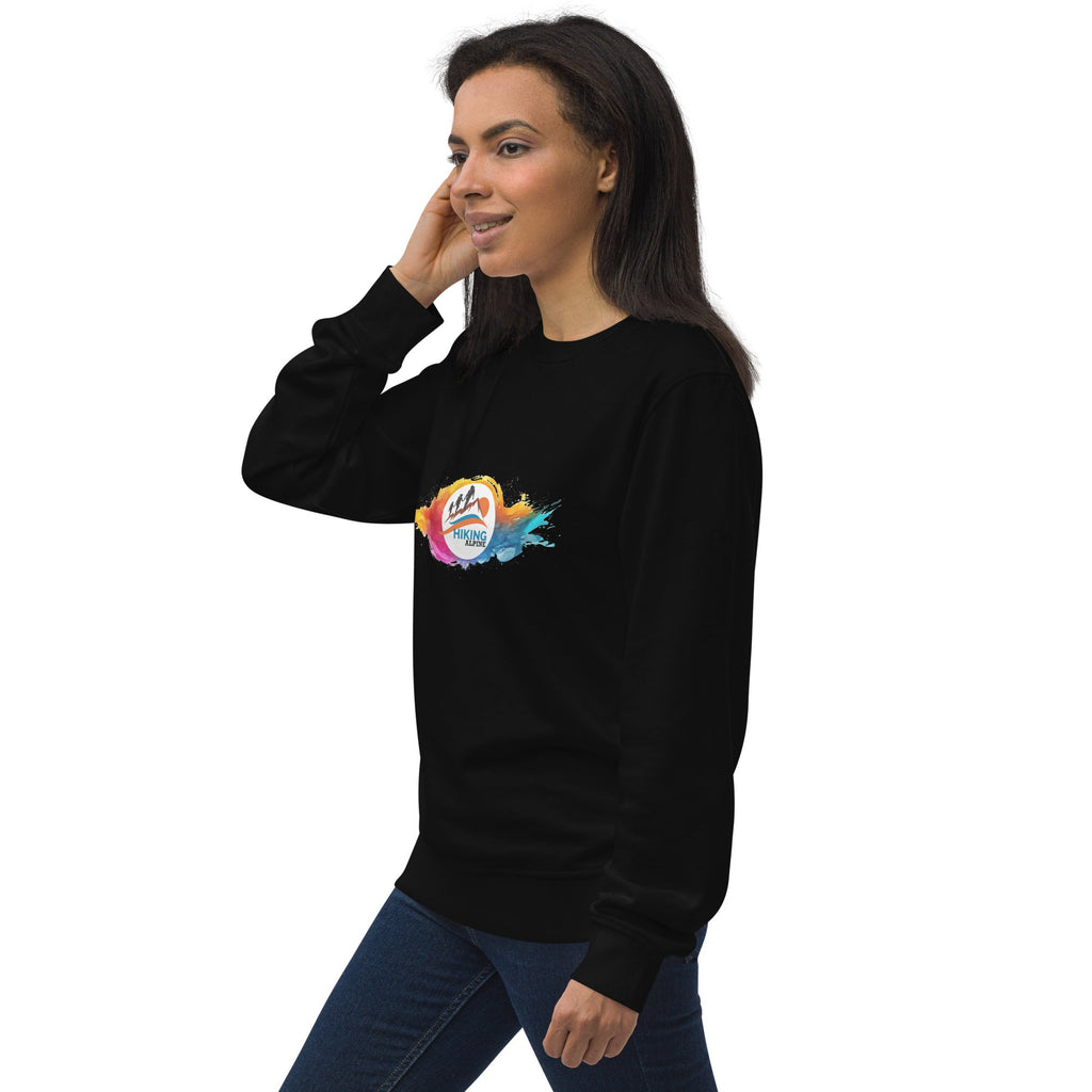 Hiking Alpine Family Unisex organic sweatshirt-1