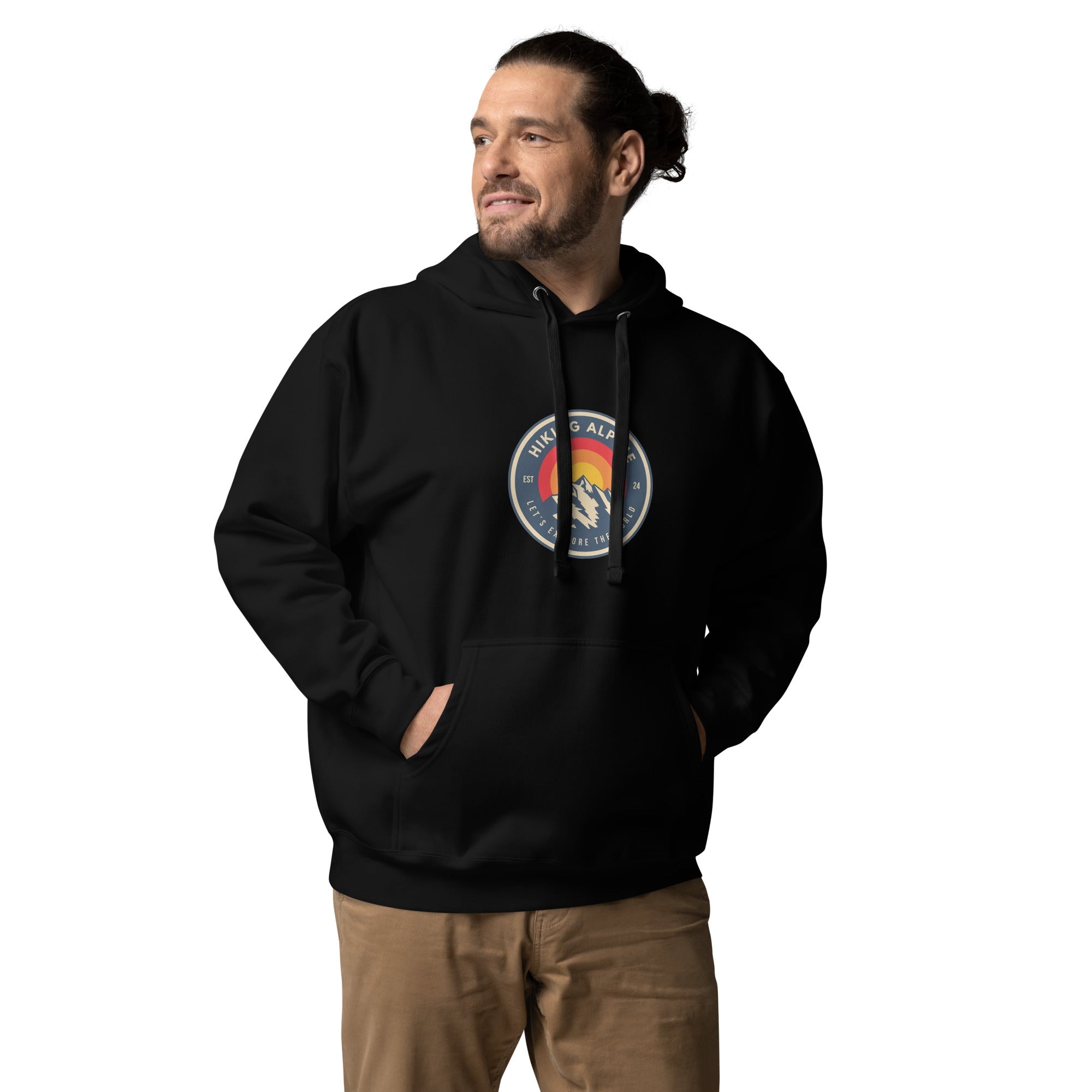 Hiking Alpine Mountains Sweatshirt-0