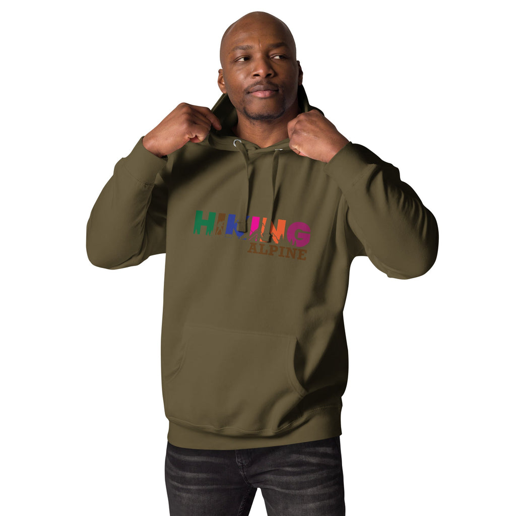 Hiking Alpine Unisex Hoodie-4