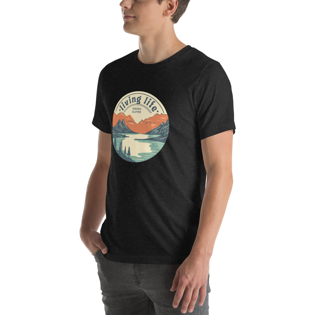 Hiking Alpine Outdoors Unisex t-shirt-1