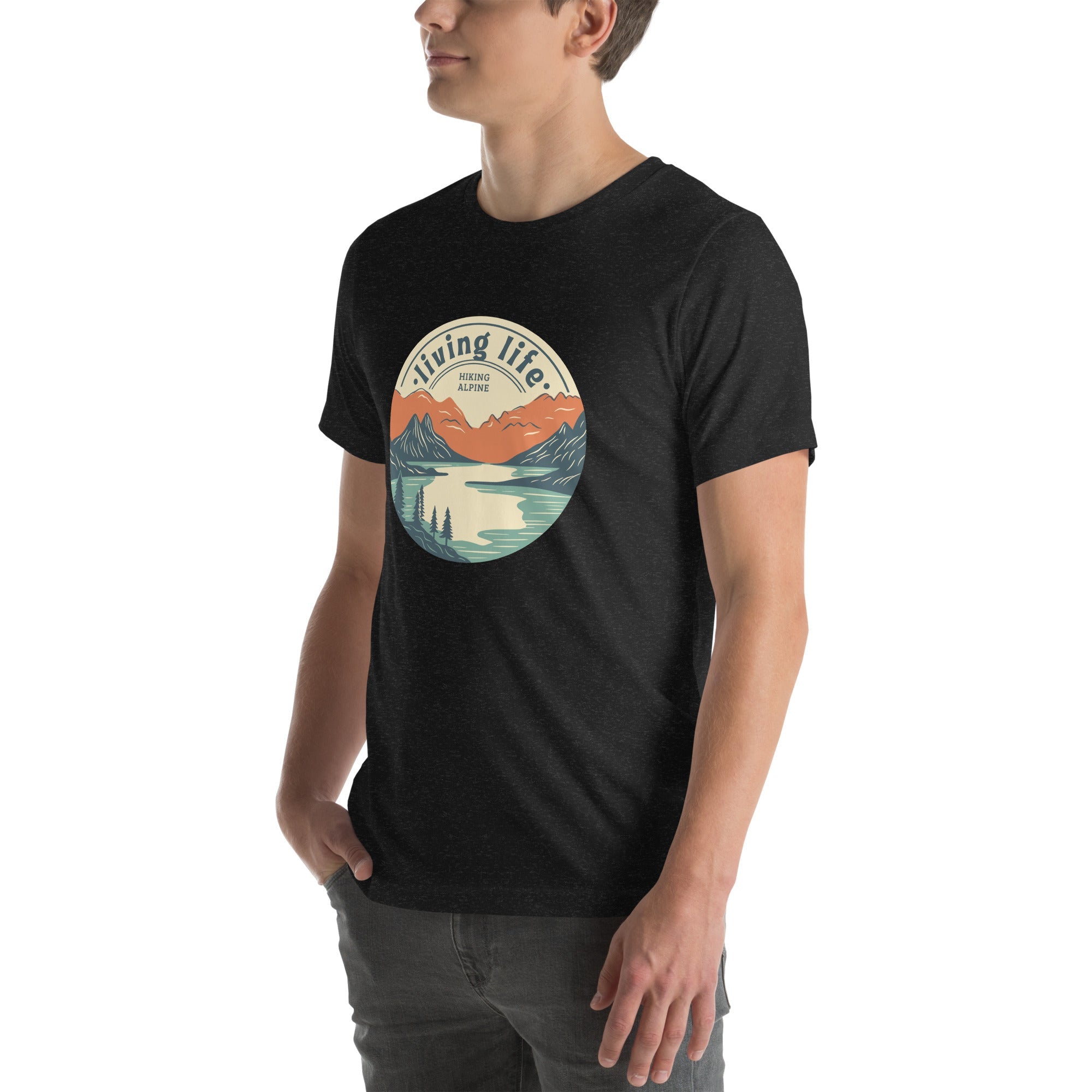 Hiking Alpine Outdoors Unisex t-shirt-1