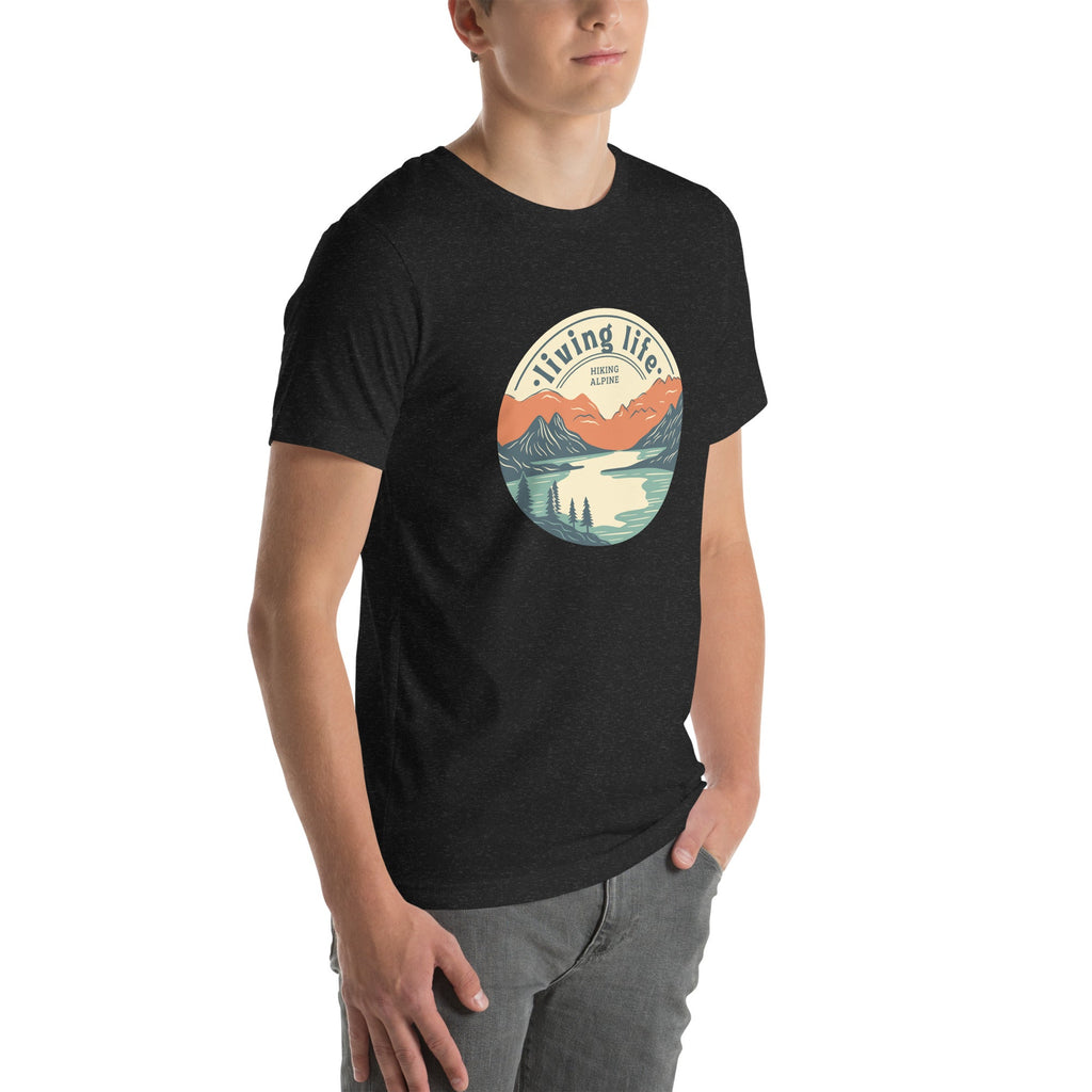 Hiking Alpine Outdoors Unisex t-shirt-2