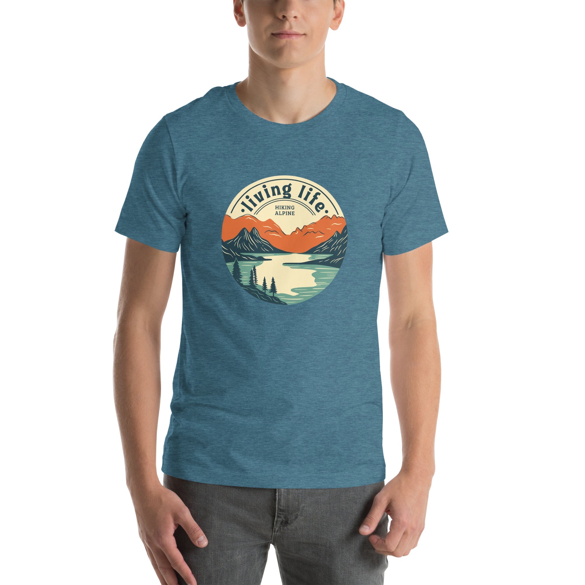 Hiking Alpine Outdoors Unisex t-shirt-9