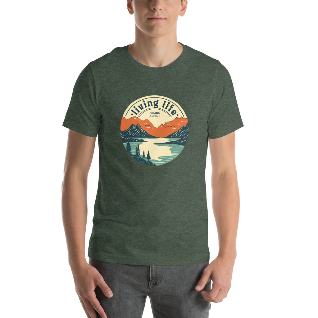 Hiking Alpine Outdoors Unisex t-shirt-7