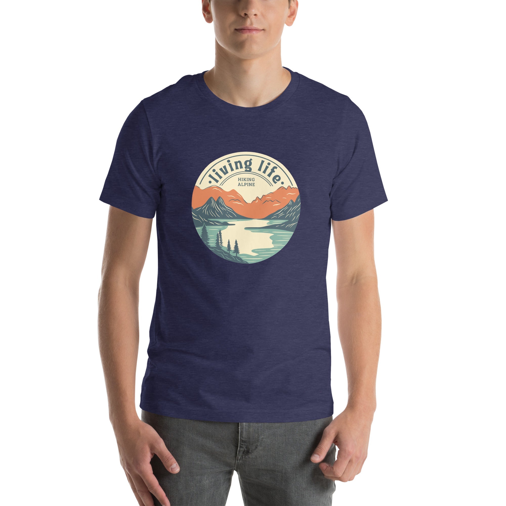 Hiking Alpine Outdoors Unisex t-shirt-5