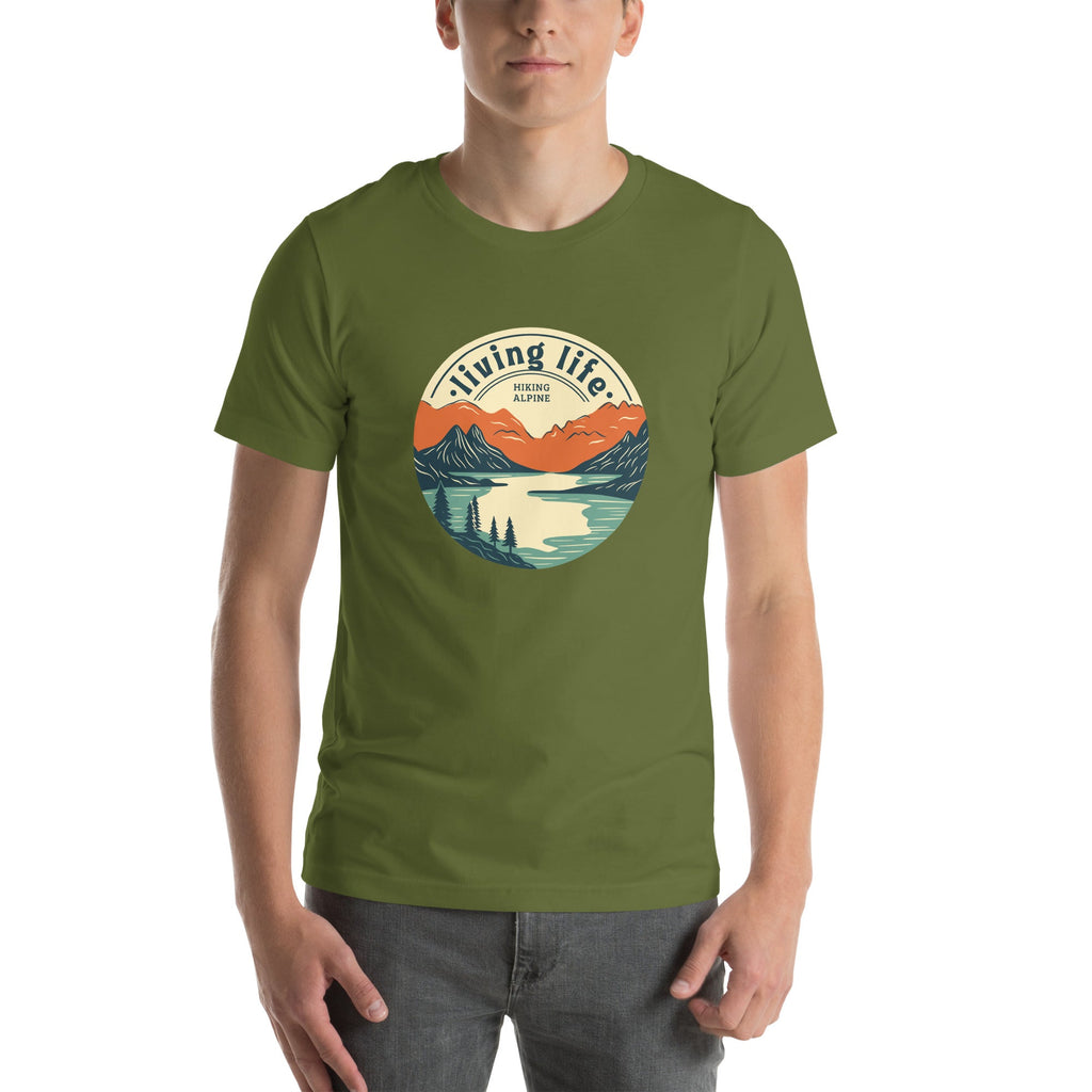 Hiking Alpine Outdoors Unisex t-shirt-8