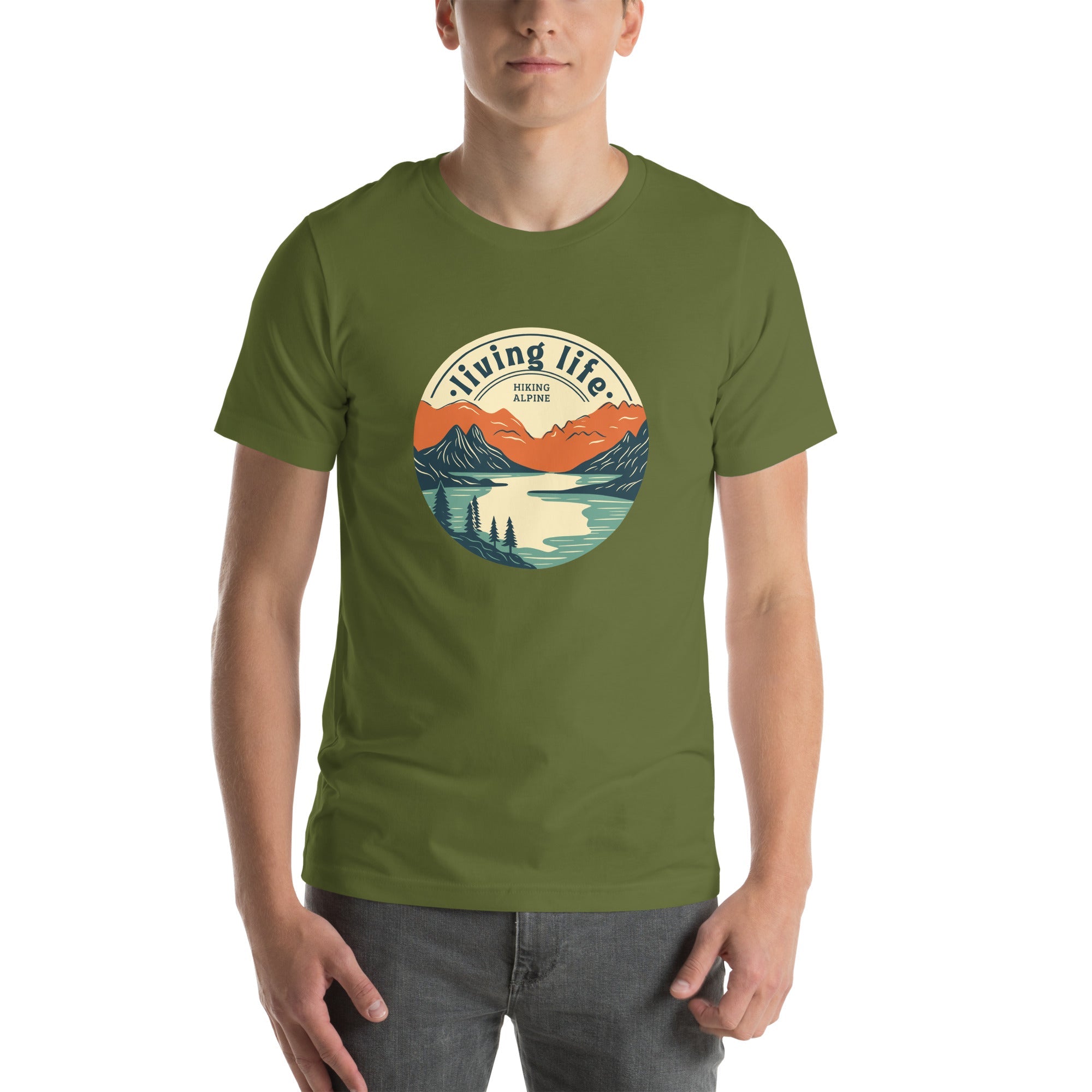 Hiking Alpine Outdoors Unisex t-shirt-8