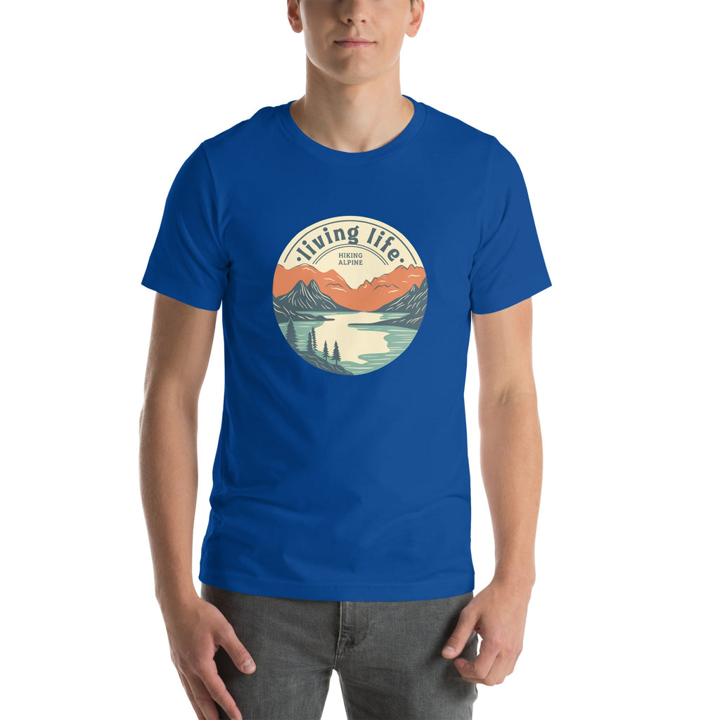 Hiking Alpine Outdoors Unisex t-shirt-6