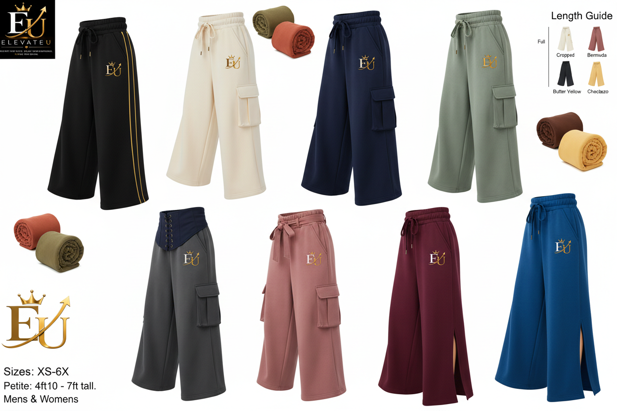 Wide-Leg Sweatpants — Modern Trendy Styles & Lengths